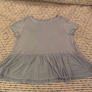 A ruffle tee